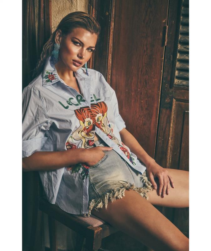 SHORT DENIM ORO LE CRUEL