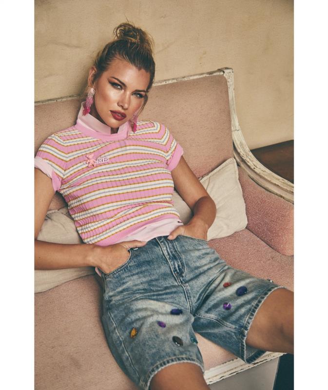 JERSEY LUREX MULTI ROSA LE CRUEL