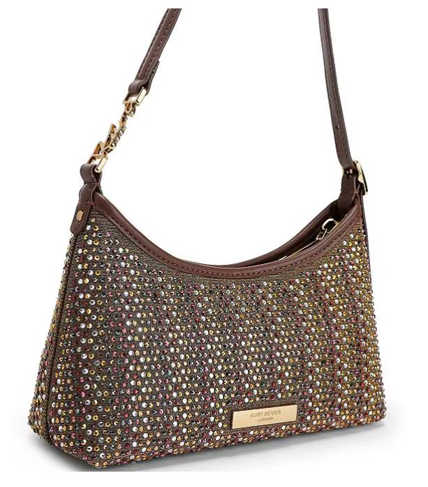  Bolso Kurt Geiger London Fabric Kurt mini Shoulder Bronze