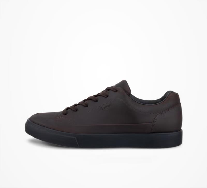 ECCO Soft 10 Zapatillas de nobuk Gore-Tex para hombre MARRON