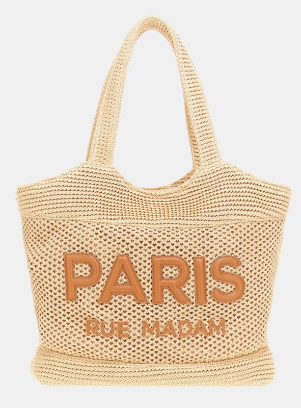 Bolso RUE MADAM PARIS L´AVANA SHOPPING RAFFIA NATURAL