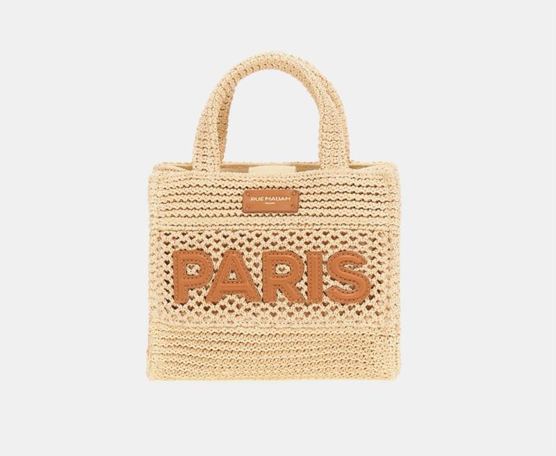 Bolso RUE MADAM PARIS L´AVANA MINI RAFFIA NATURAL