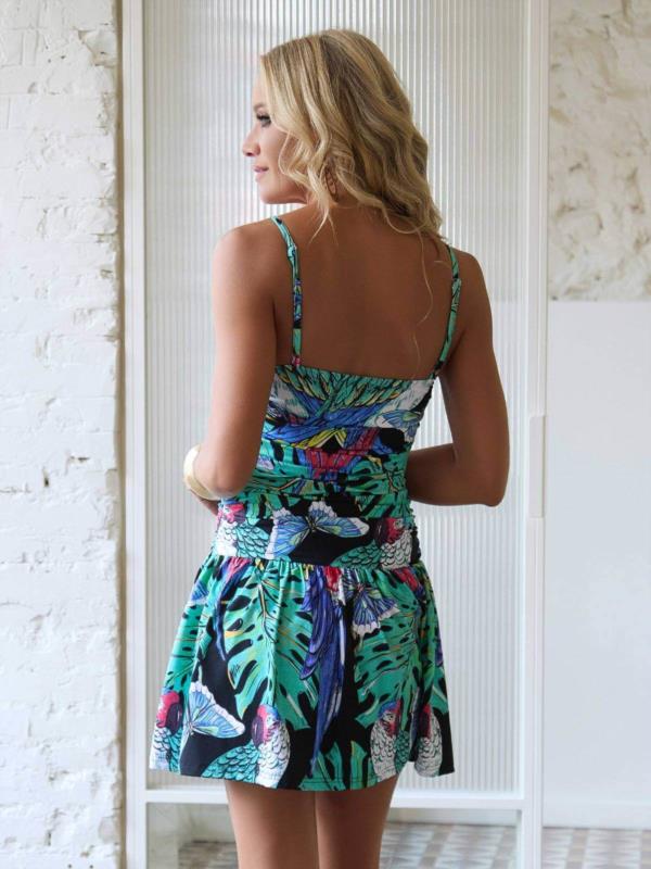 VESTIDO SOLENE CAMALEÓNICA