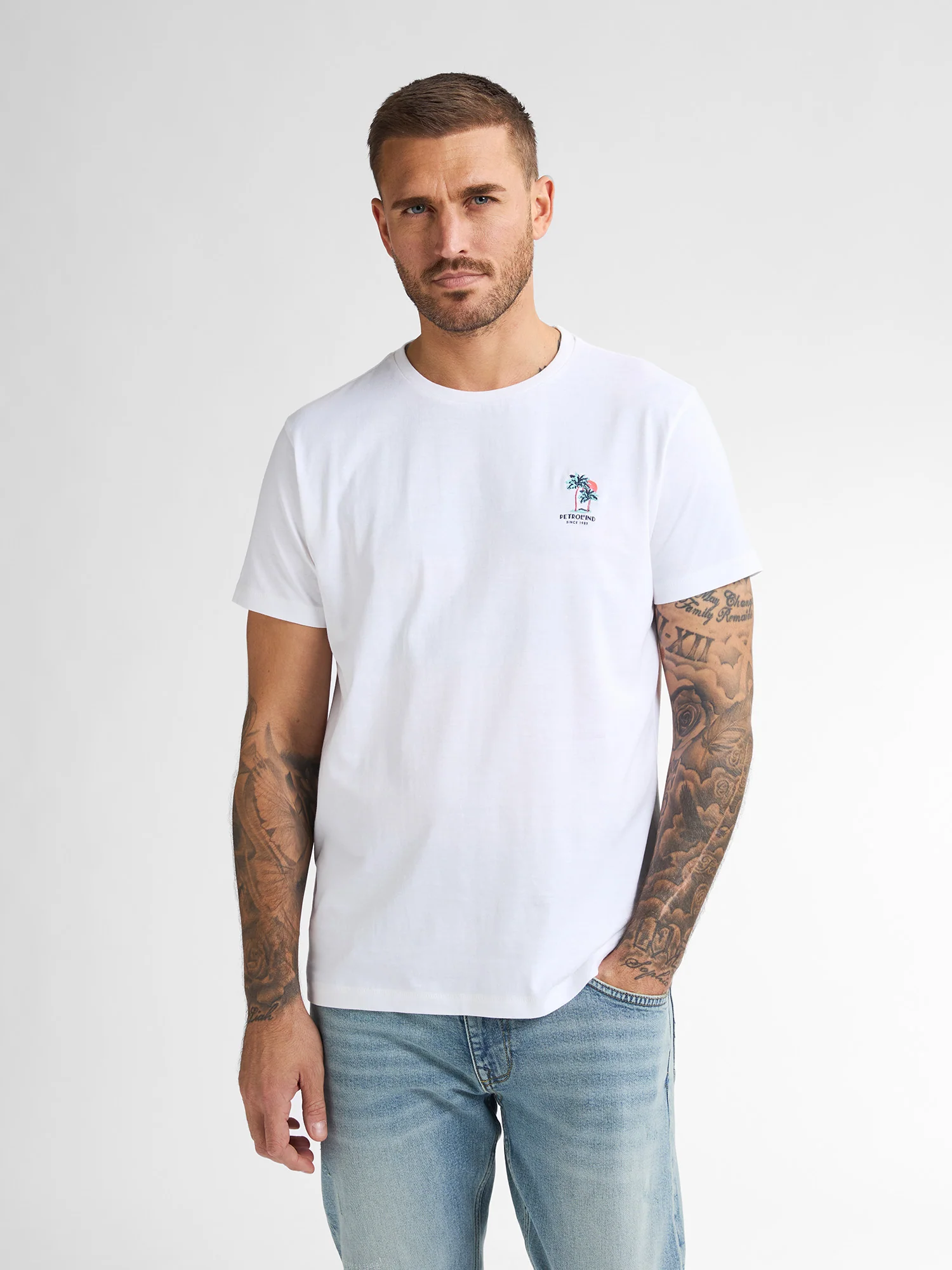 Camiseta con estampado en la espalda Beachbay