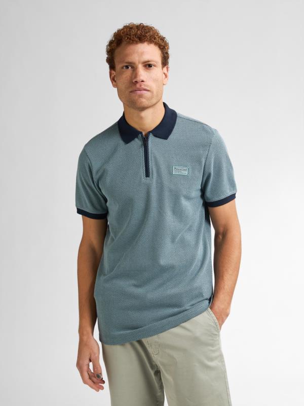 Polo con cremallera Keyline
