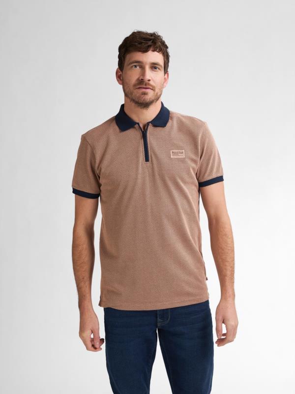 Polo con cremallera Keyline
