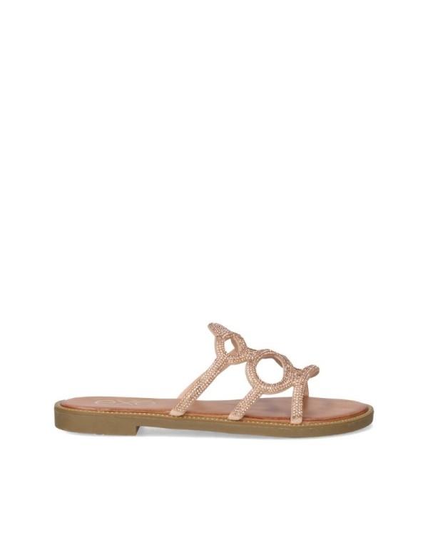 Sandalia Mujer EXE STRASS ROSE GOLD