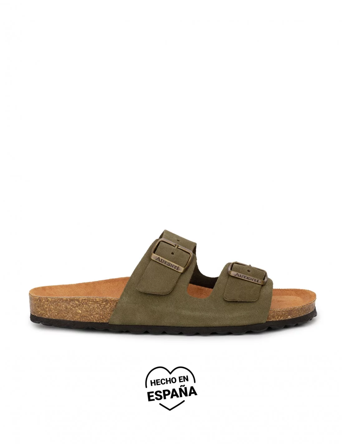 SANDALIA BIO HOMBRE SERRAJE VERDE PINO