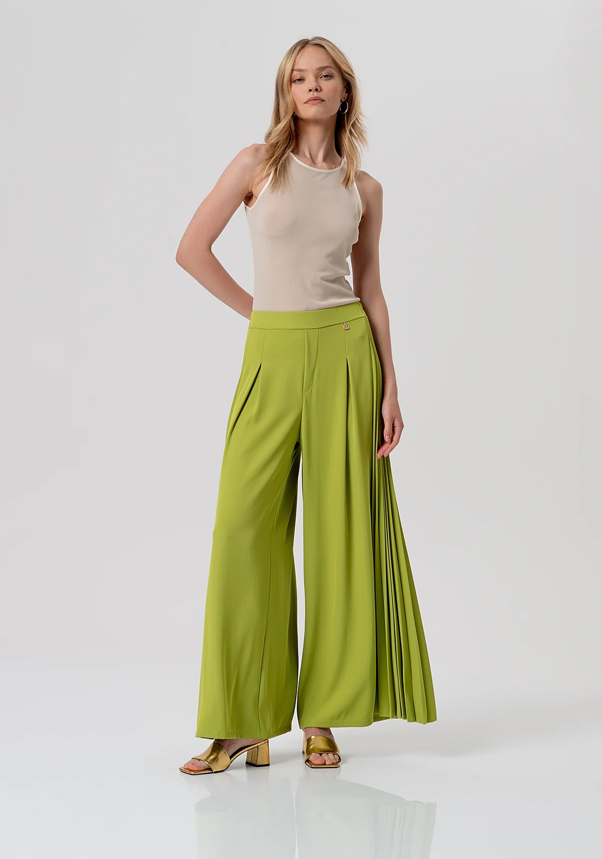 Pantalón Fracomina Flare Olive