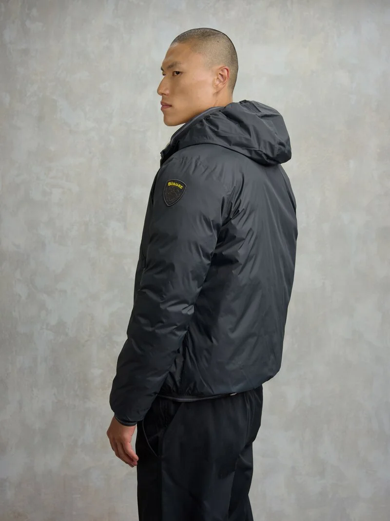PLUMÍFERO REVERSIBLE BLAUER HOMBRE RELLENO  DONALD GRIS OSCURO