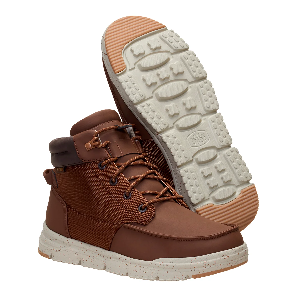 BOTA HOMBRE HEY DUDE BRADLEY II NYLON WP DOWNTOWN BROWN/MULTI