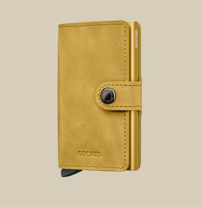 CARTERA SECRID MINIWALLET VINTAGE YELLOW