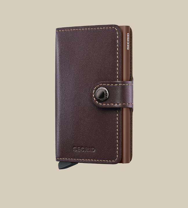 CARTERA SECRID MINIWALLET VINTAGE COGNAC-BROWN