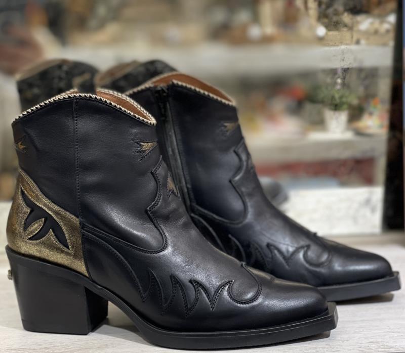 Botin Para Mujer Nemonic Salvaje Negro
