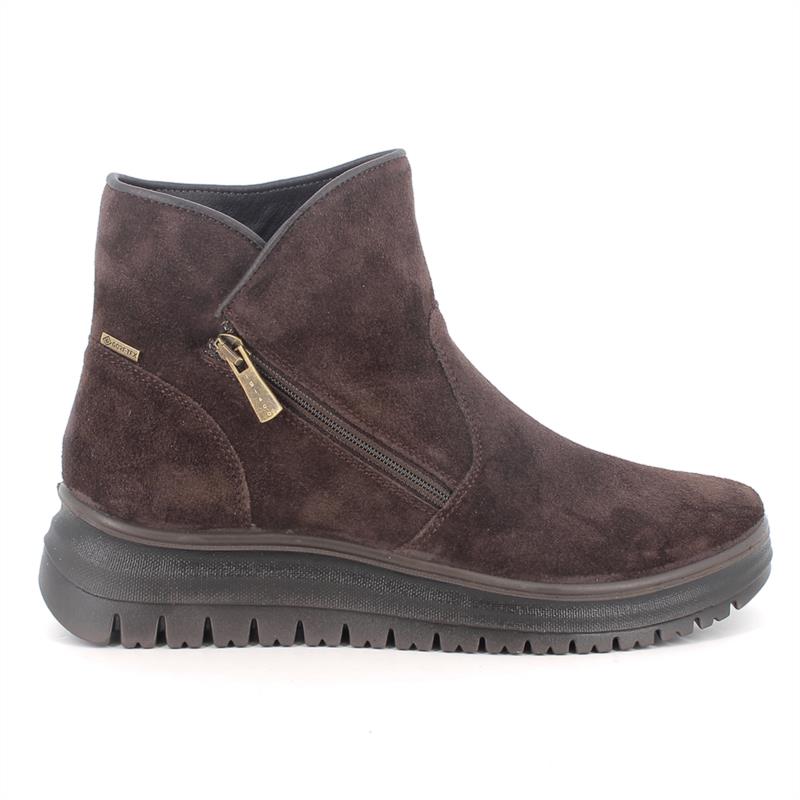Medias botas GORE-TEX® para mujer marron con cremallera