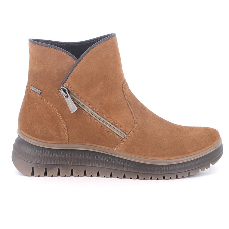Medias botas GORE-TEX® para mujer marron con cremallera