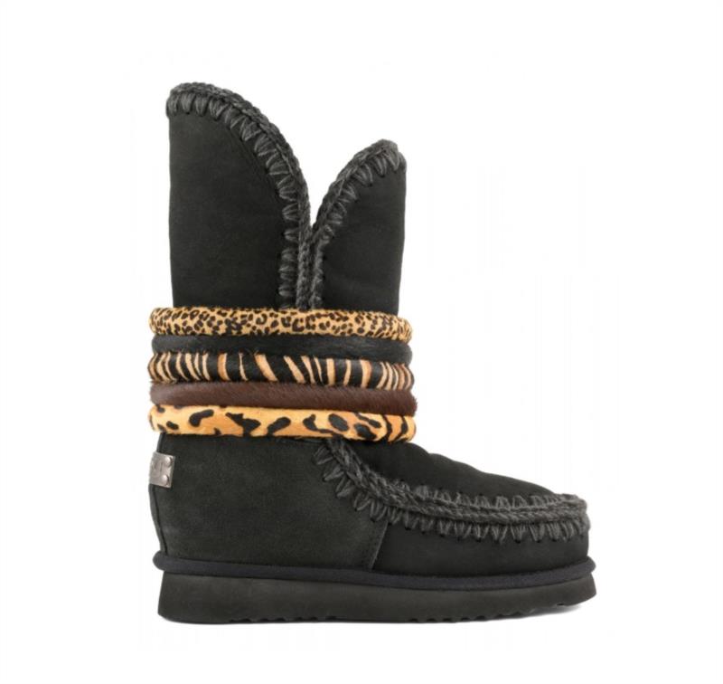 BOTA MOU NEW ESKIMO INNER WEDGE TALL BUCKLE BLACK