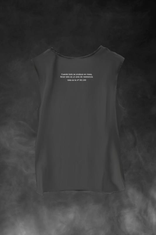 Camiseta de mujer LaSaL WELCOME gris oscuro