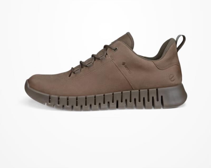 ECCO Gruuv Zapatillas de nobuk para hombre