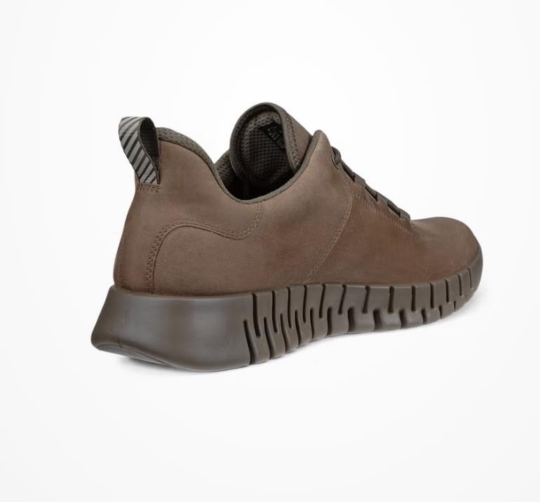 ECCO Gruuv Zapatillas de nobuk para hombre