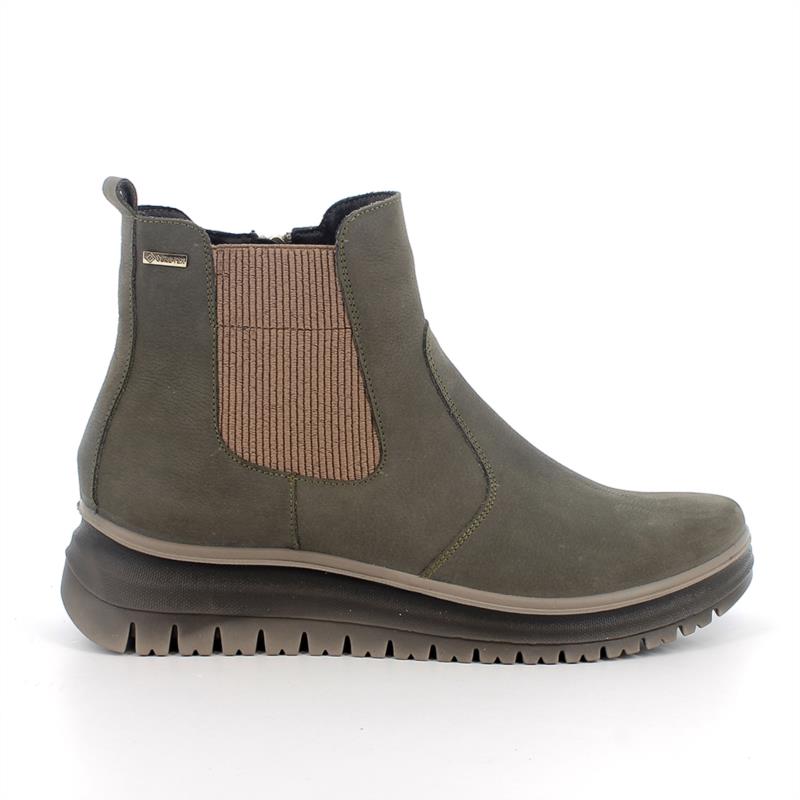 Medias botas GORE-TEX® para mujer verde con cremallera