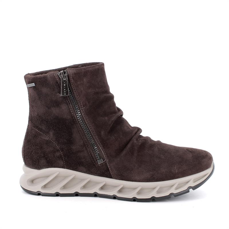 Medias botas GORE-TEX® para mujer marron con cremallera