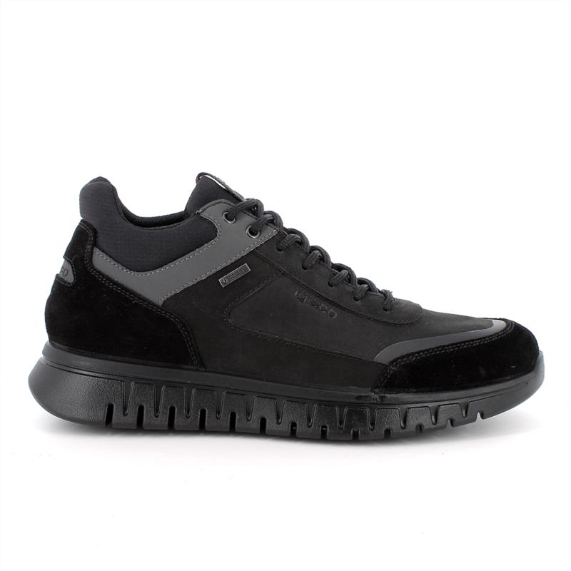 Zapato deportivo con GORE-TEX® para hombre negro con cordones