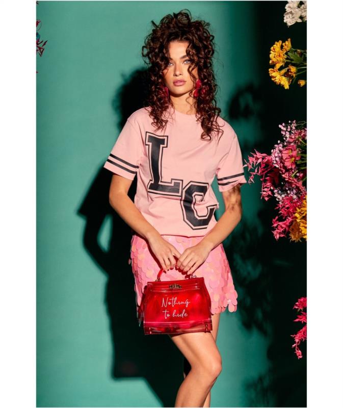 CAMISETA LE CRUEL OVER LC ROSA