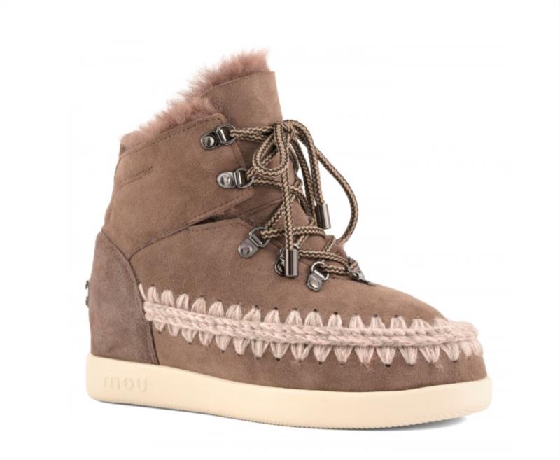 BOTA MOU NEW INNER WEDGE LACE-UP BROWN PEPPER
