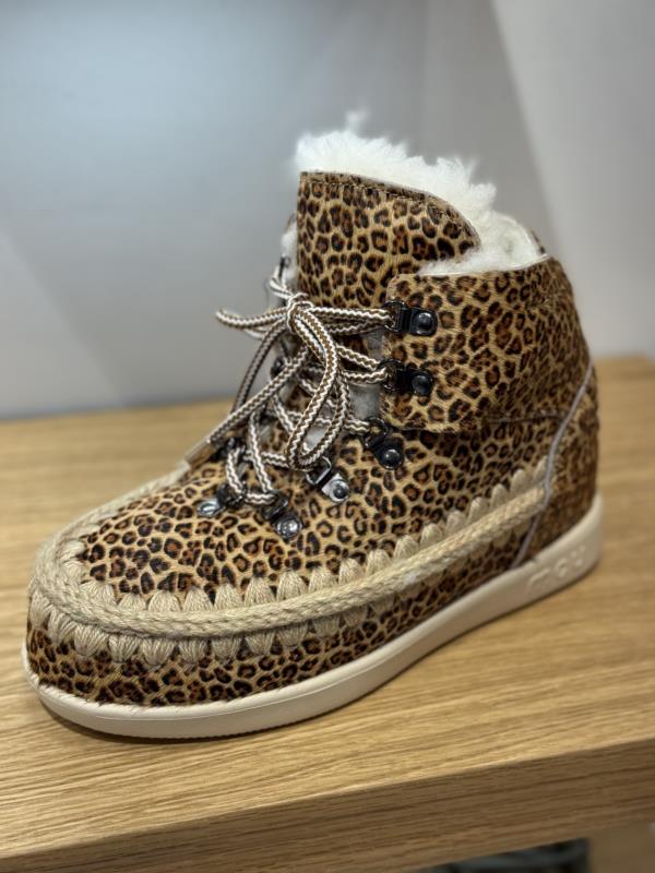 NEW INNER WEDGE LACE-UP PONYSKIN