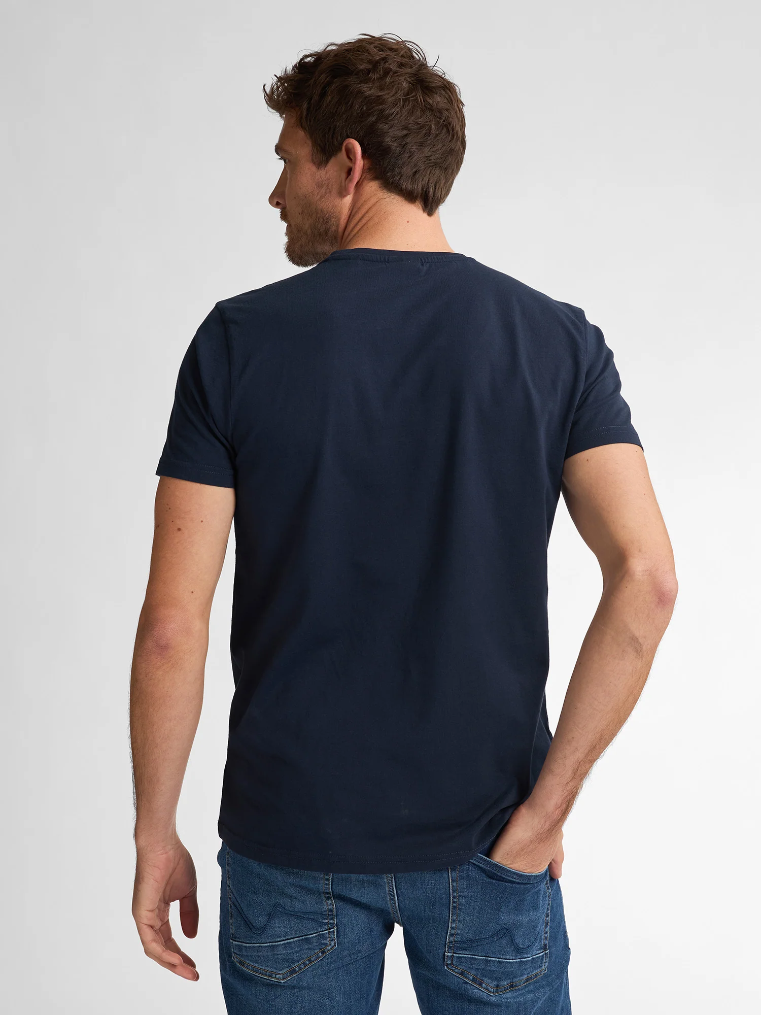 Camiseta con logo Windward navy