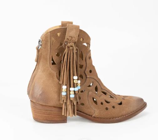 Botines de ante Tabacco