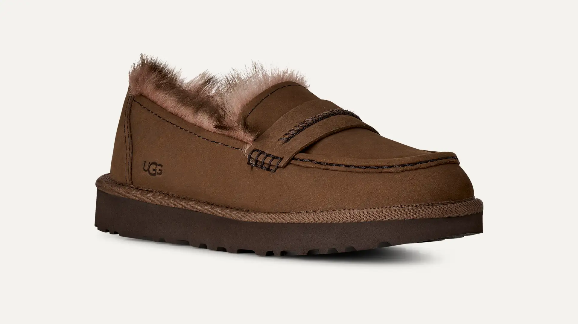 Mocasin UGG Mujer Mocasines de nobuk Ellis DARK CHESTNUT