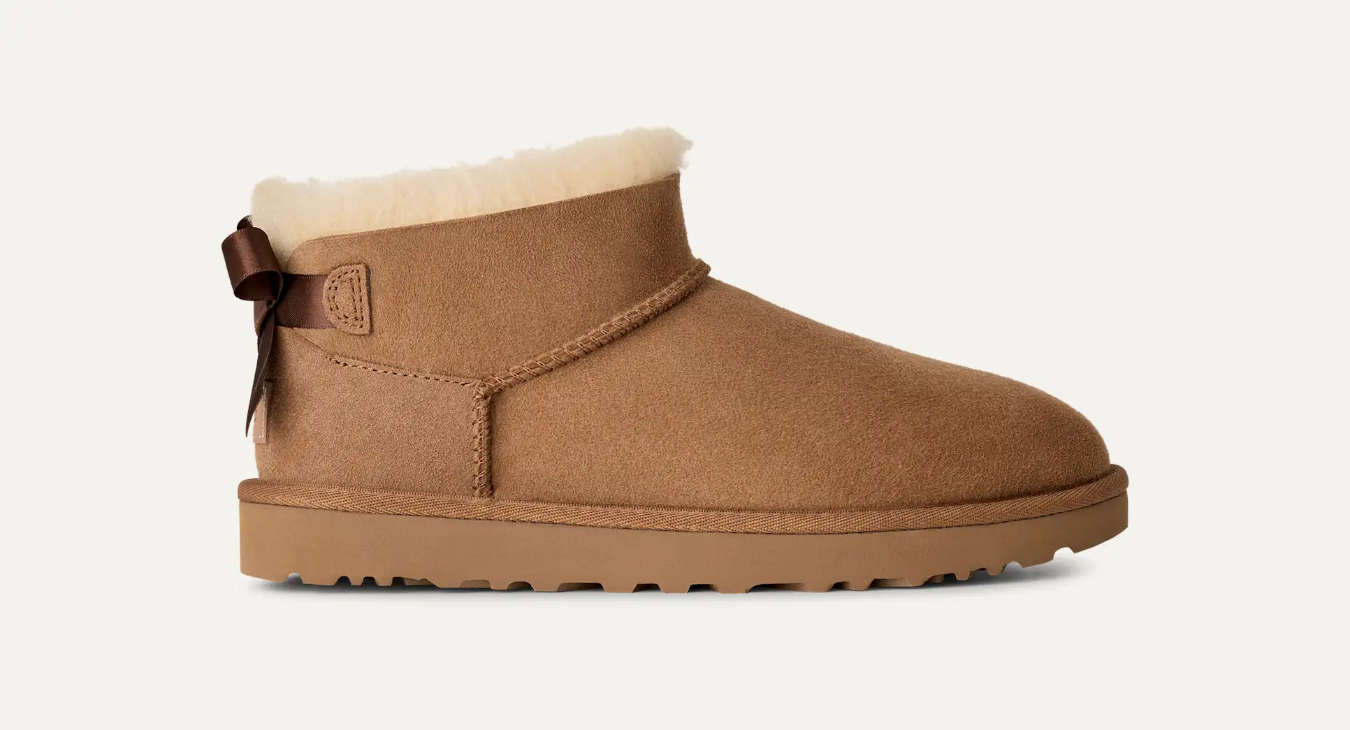 Mujer UGG Mujer Botas Ultra Mini Bailey Bow Chestnut
