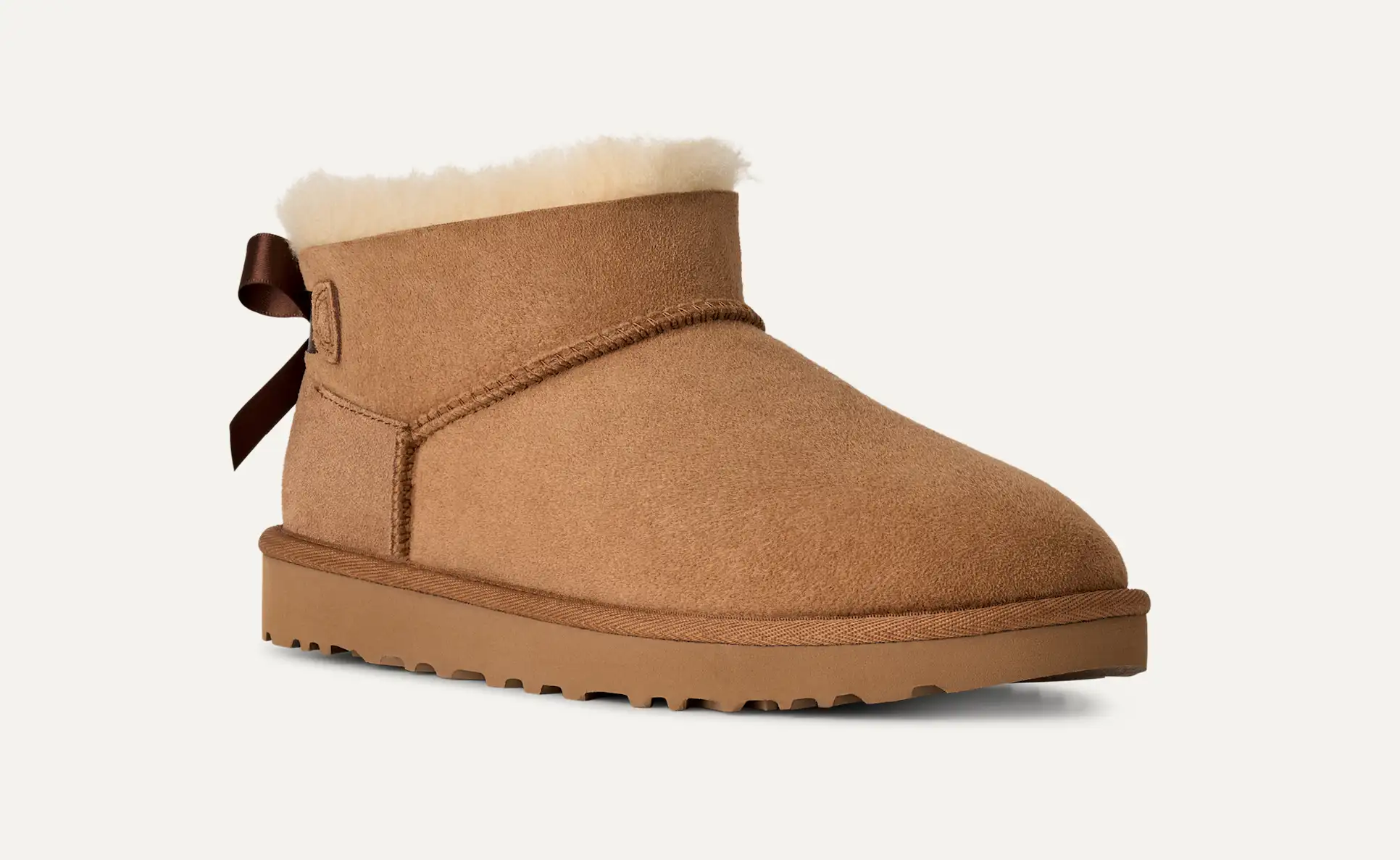 Mujer UGG Mujer Botas Ultra Mini Bailey Bow Chestnut