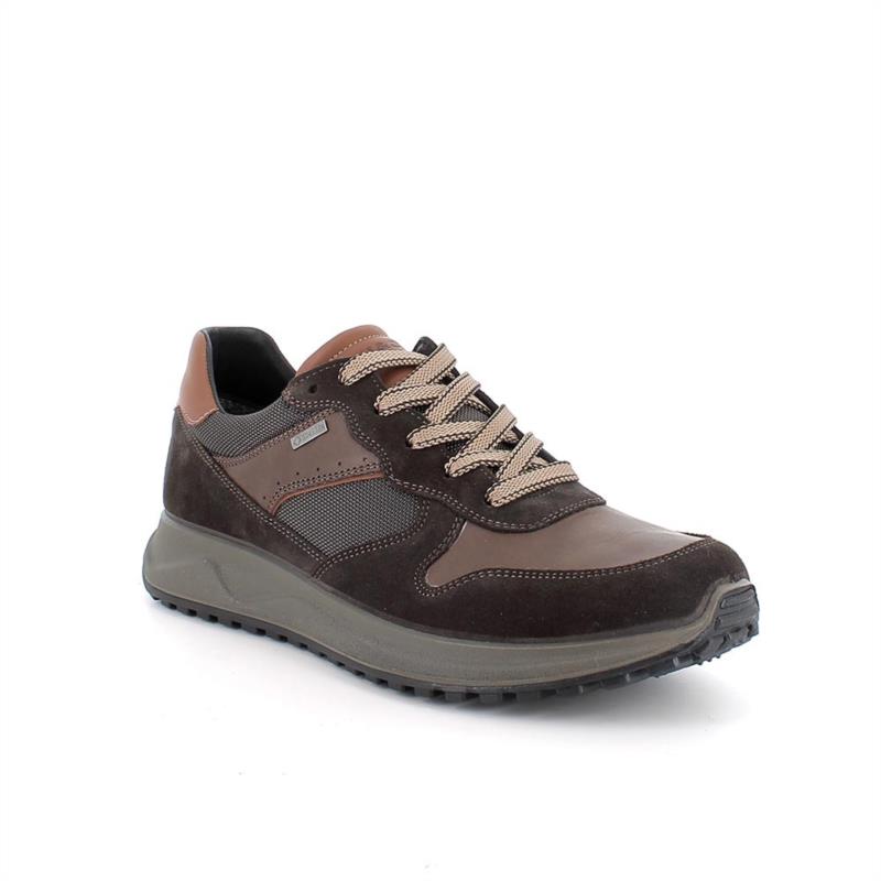 Zapato deportivo con gore-tex para hombre marron con cordones CAFFE