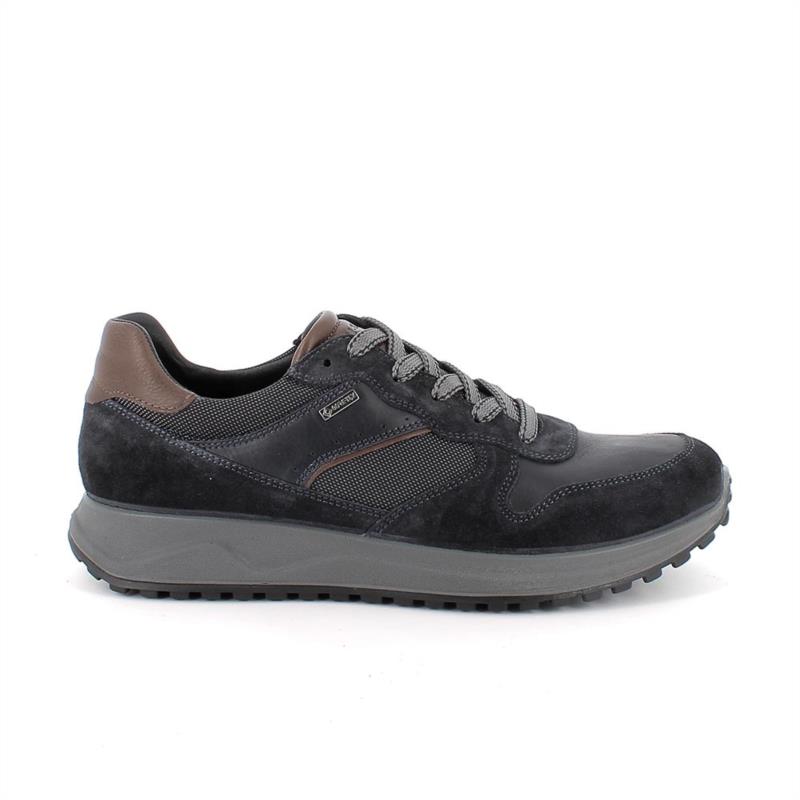 Zapato deportivo con gore-tex para hombre marron con cordones NOTTE