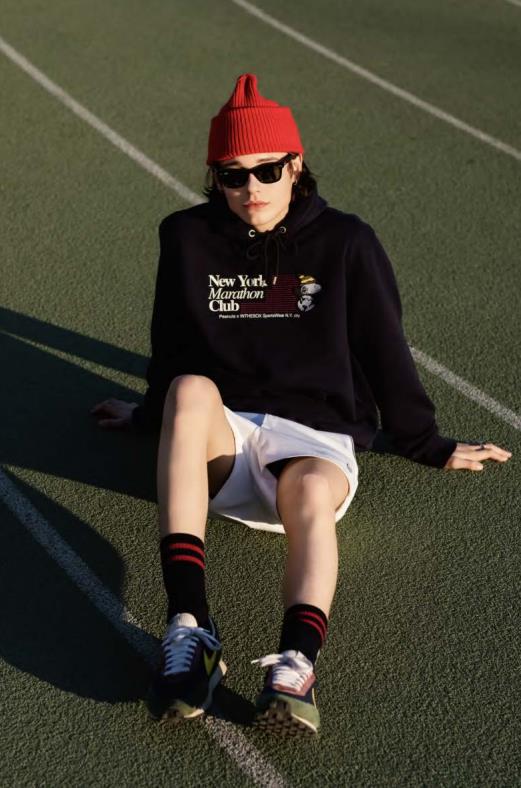 SUDADERA FELPA HOODIE SNOOPY MARATHON CLUB BLUE