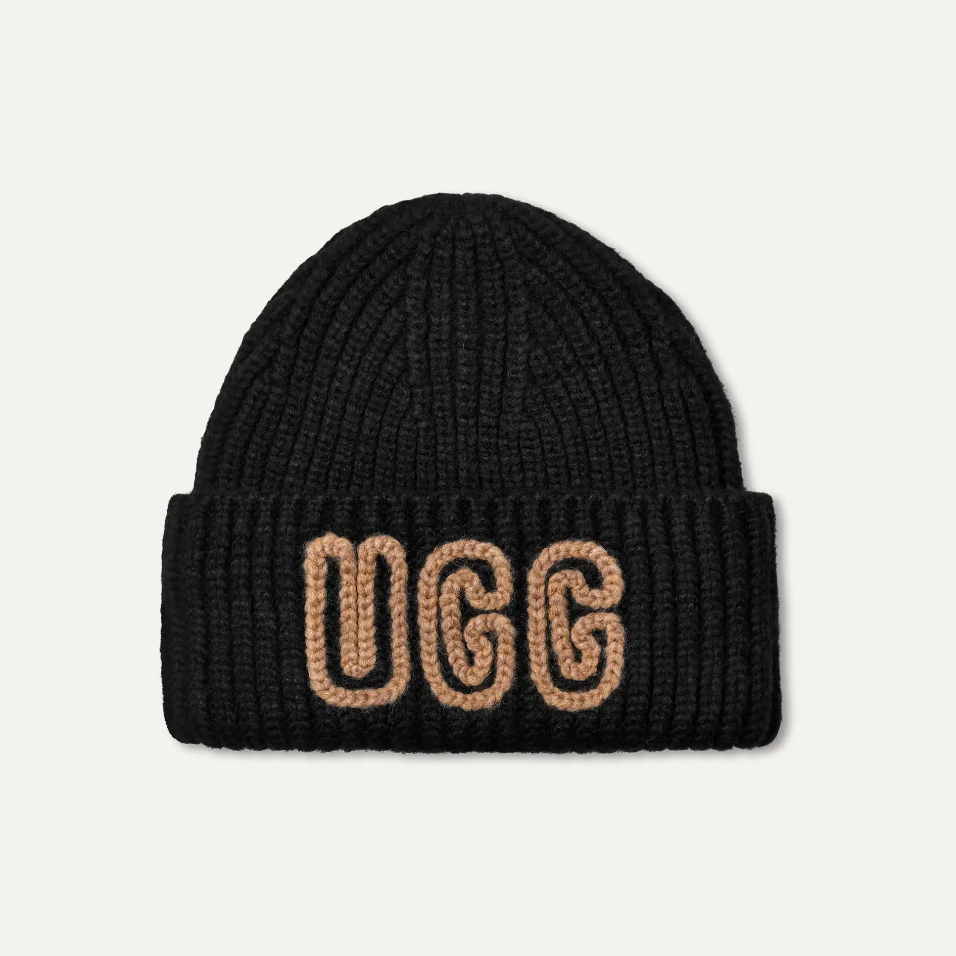 Chunky Crafted Rib Gorro UGG BLACK