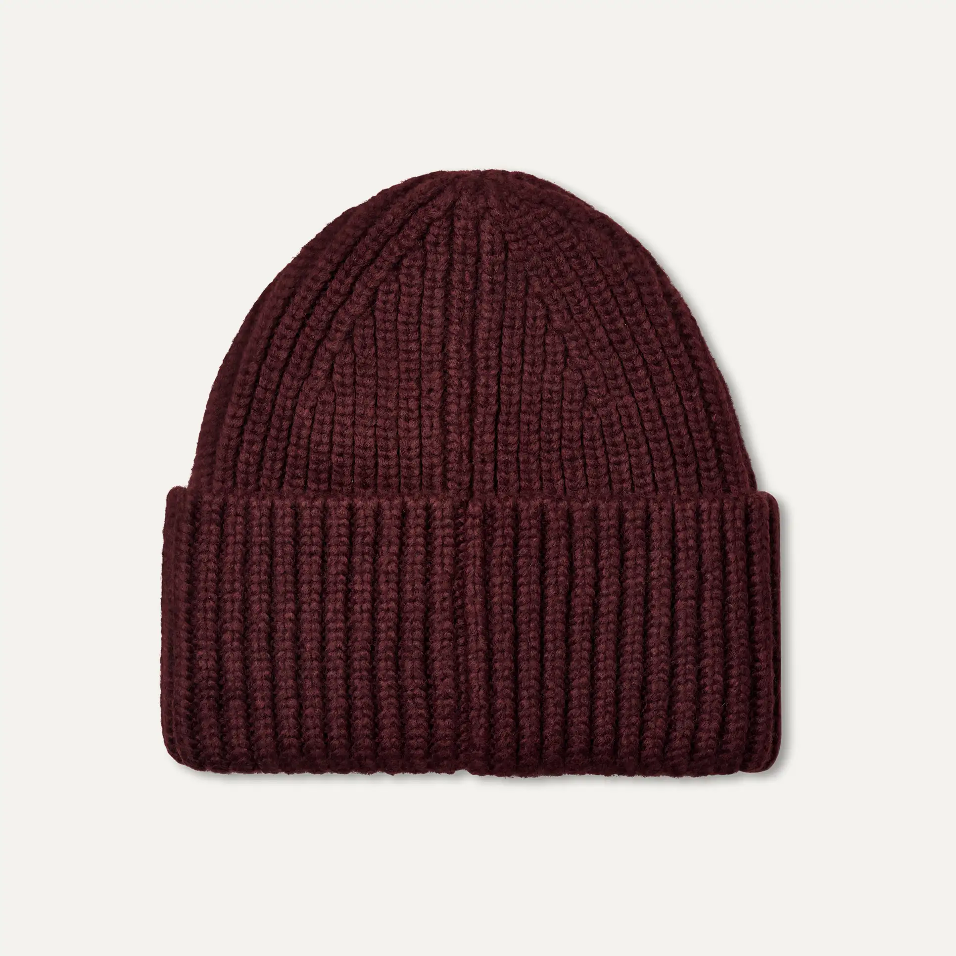 Mujer Gorro de canalé grueso wild grape