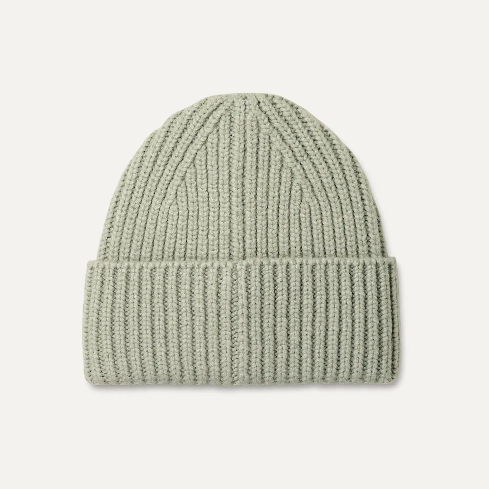 Mujer Gorro de canalé grueso grey mist