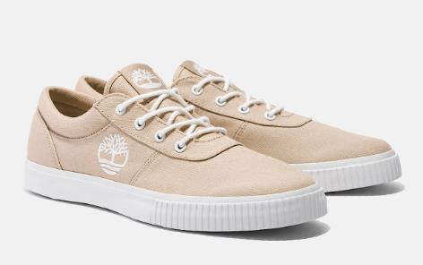 Zapatillas de caña baja con cordones Mylo Bay para hombre en beis TIMBERLAND