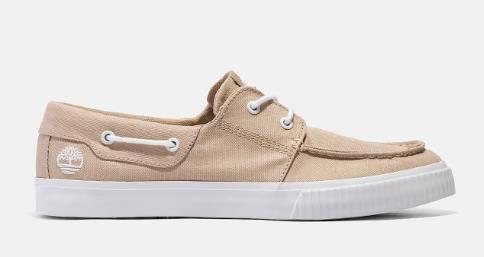Zapatillas de caña baja con cordones Mylo Bay para hombre en beis TIMBERLAND