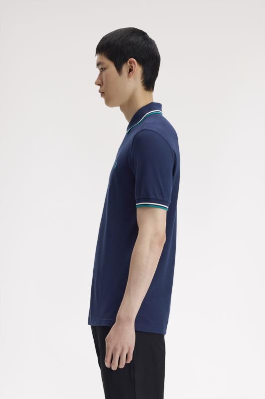 POLO FRED PERRY AZUL TENIS