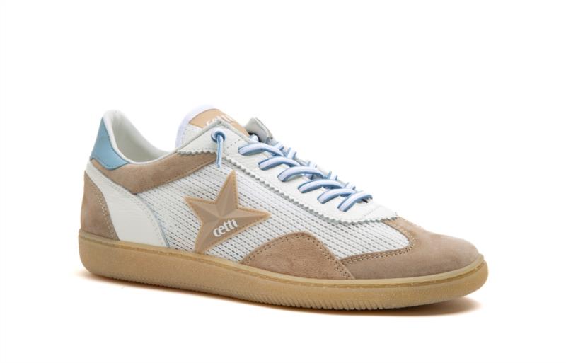 Deportiva para Hombre CETTI ANTE MESH CAMEL BLANCO