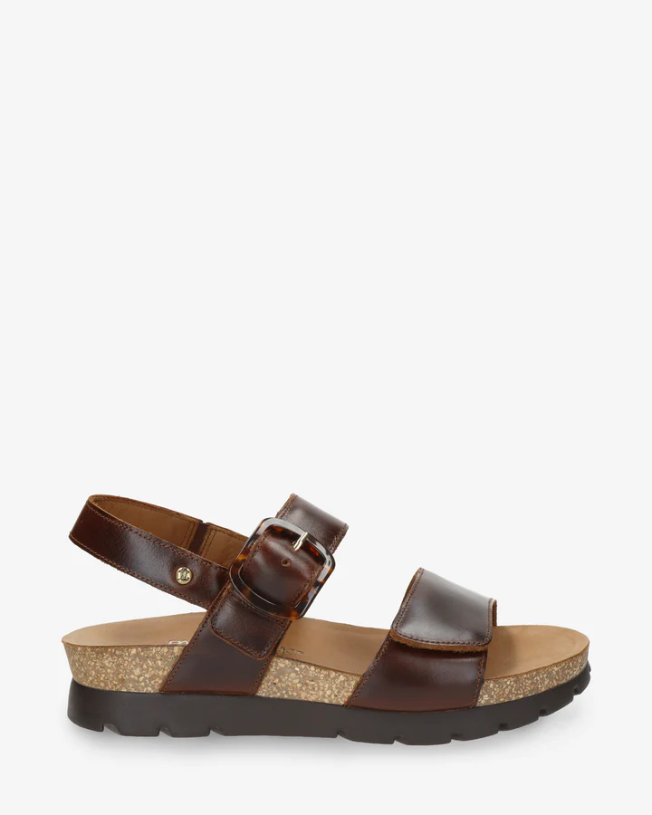 SANDALIA PARA MUJER PANAMA JACK SARA CLAY B1 CUERO