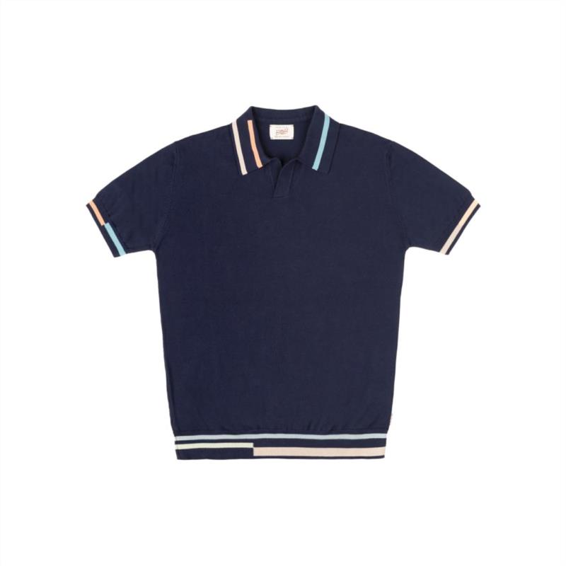 GIROCOLLO BOB MAGLIERIA COTONE BLU