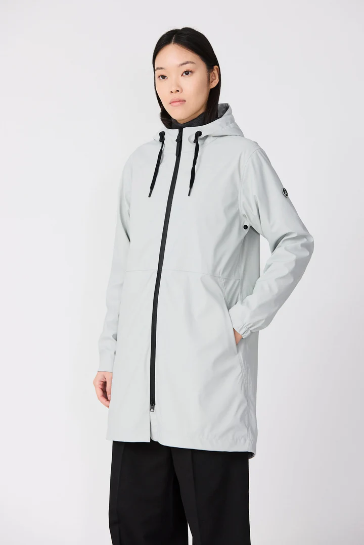 Abrigo  TANTÄ Impermeable de Poliuretano  VAND STORM GRAY