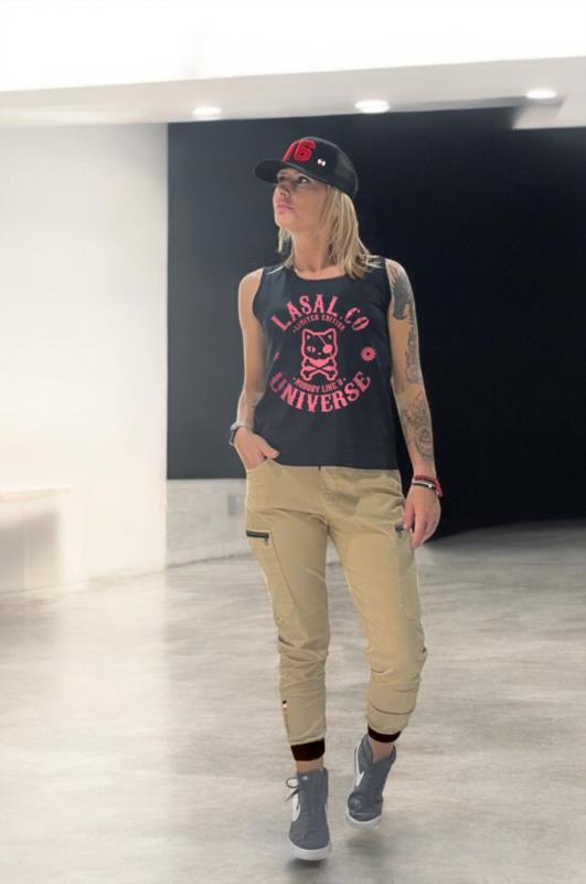 Pantalon de mujer Jogger cargo Lasal LIMITED BEIG