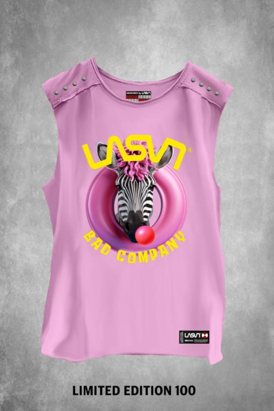 Camiseta de mujer LaSaL BAD RAYA ROSA